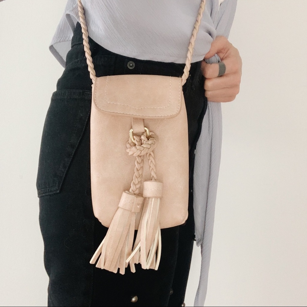 Dusty rose crossbody